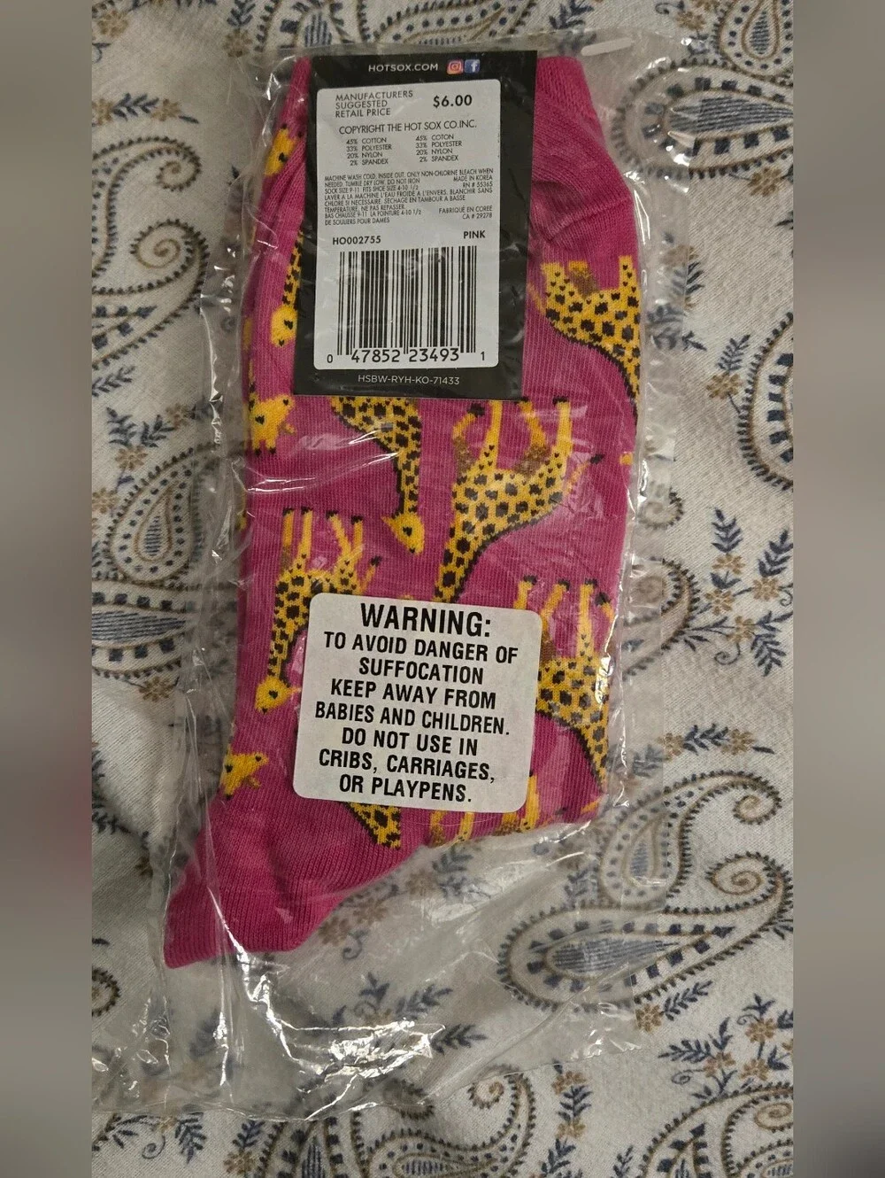Hot Sox Hawaii Sunset And Giraffe Bundle